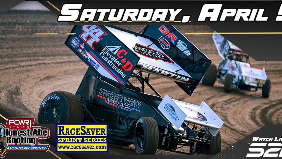 POWRi 410 Outlaw Sprint Season Opener: Thunder at Lake Ozark – April 5!