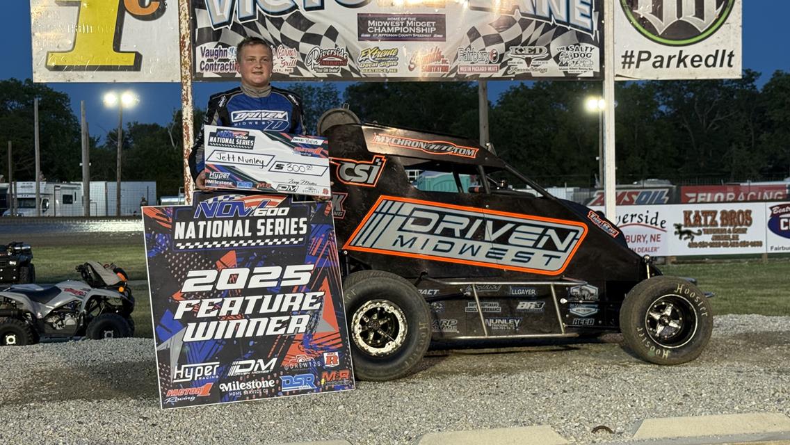 Jett Nunley Prefects Friday Night&#39;s Prelim Night at Jefferson County Speedway!