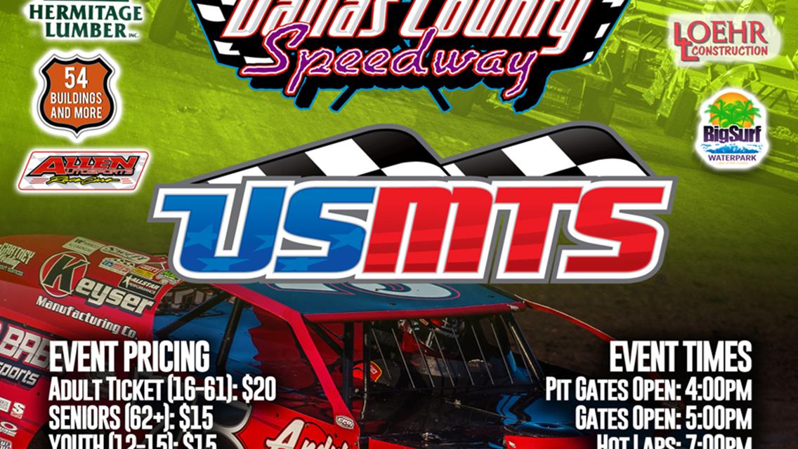 USMTS invades Dallas County Speedway August 15