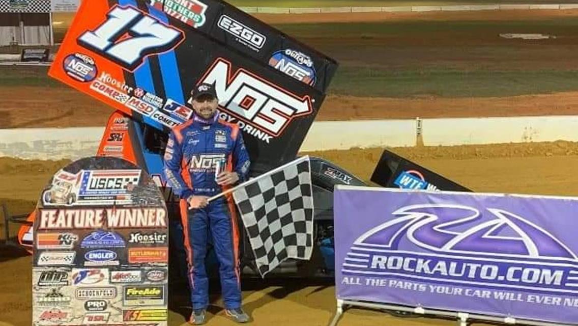 Stenhouse collects USCS “Clash at the Gulf” cash on Nite #1 at Deep South Speedway