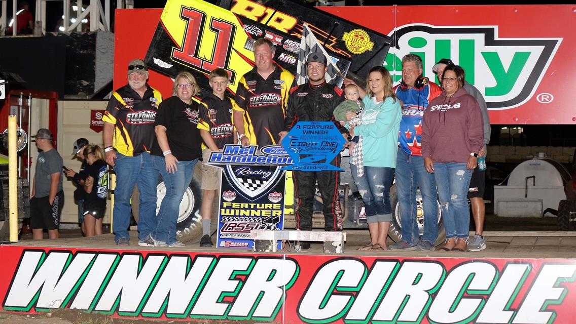 Blurton Scores Seventh United Rebel Sprint Series Win of Season at 81 Speedway