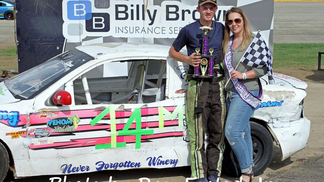 Tom Berens scores emotional first Pro Late Model Feature Victory at Slinger
