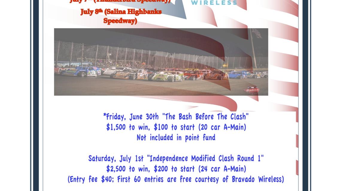 Modifieds chase big coin in Independence Modified Clash presented by Bravado Wireless