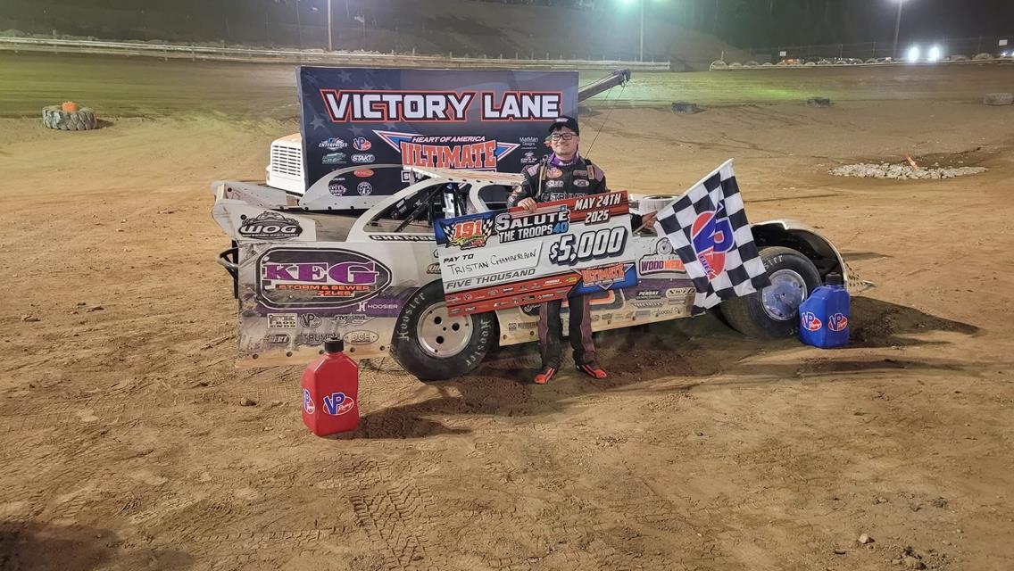 Chamberlain captures first-career Ultimate Heart of America victory over Memorial Day weekend