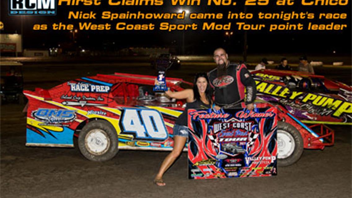 Hirst Claims Win No. 25 at Chico