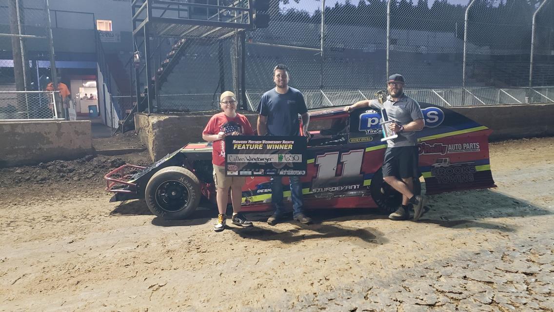 Winebarger Wows Cottage Grove Crowd With Midweek Mayhem Victory; Shandy, B. Bryant, And Applebee Also Earn Wins