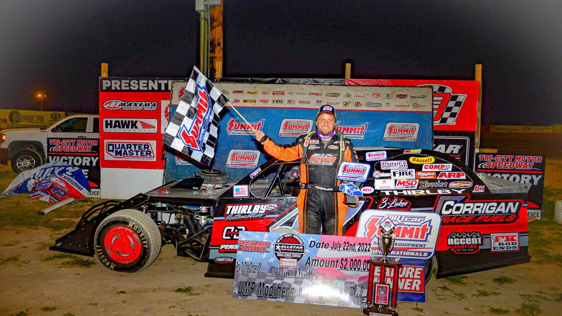Marcoullier Takes Home DIRTcar Nationals Feature Win at Tri-City Motor Speedway
