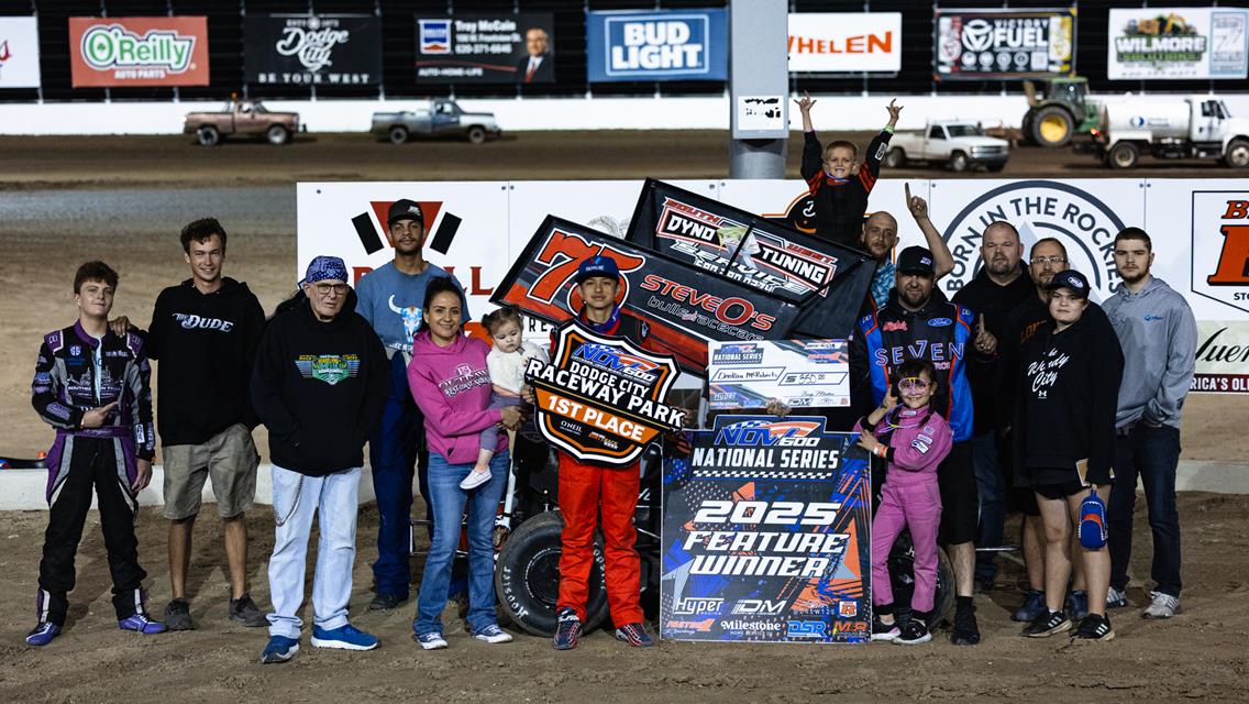 Sokol, Friesen, McRoberts, and Zimmerman Tame NOW600 National Series Fields on Saturday at Dodge City!