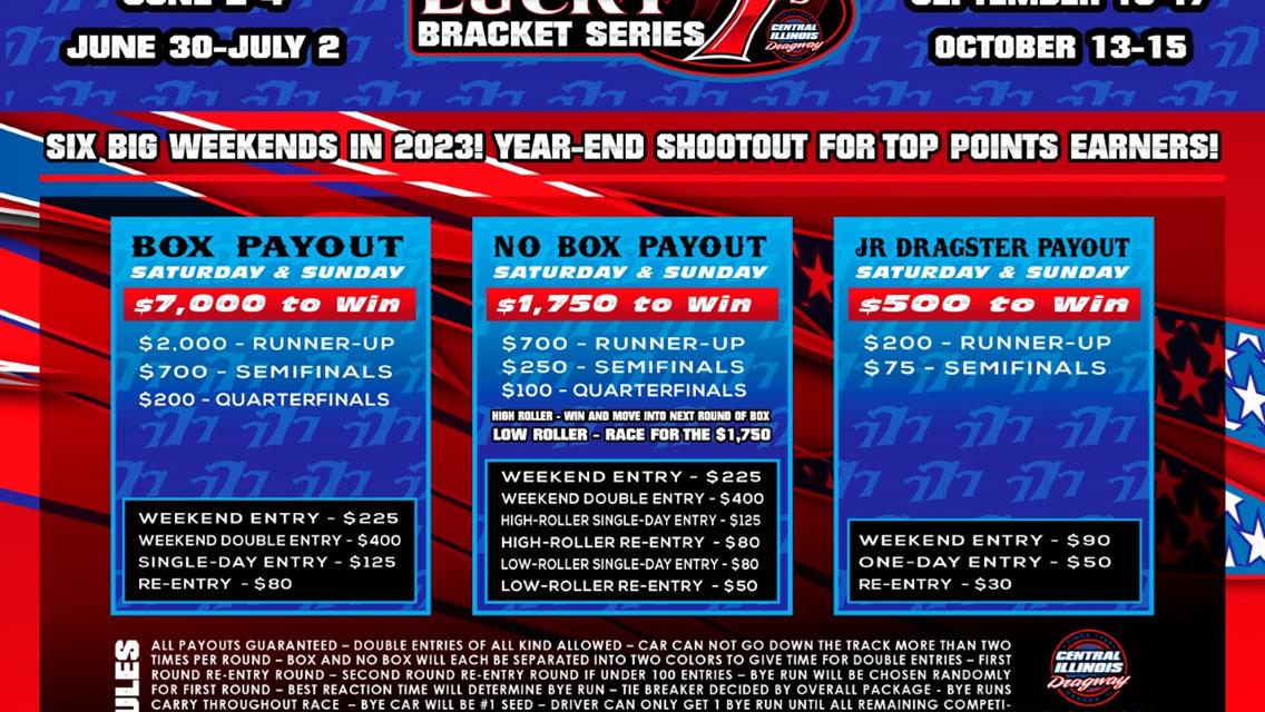 LUCKY 7&#39;S - THIS WEEKEND! - MAY 5TH THROUGH THE 7TH!