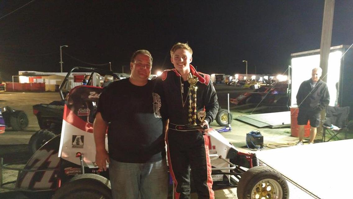 Taylor Earns First Career Midget Victory With RMMRA
