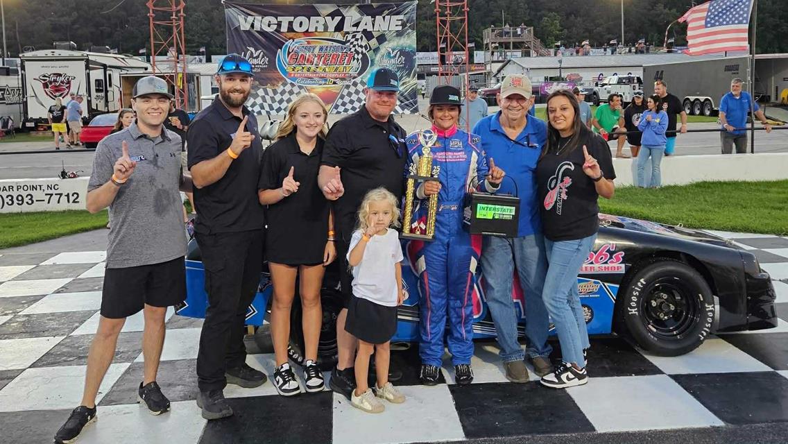 Delaney Gray scores first Allison Legacy Series win at Carteret County Speedway