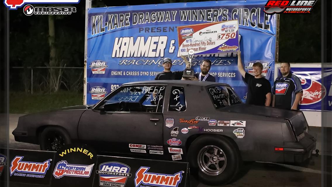 Hoskins, Shade, Groff, England, Cromer Earn IHRA Sportsman Spectacular presented by Moser Engineering Wins at Kil-Kare Raceway