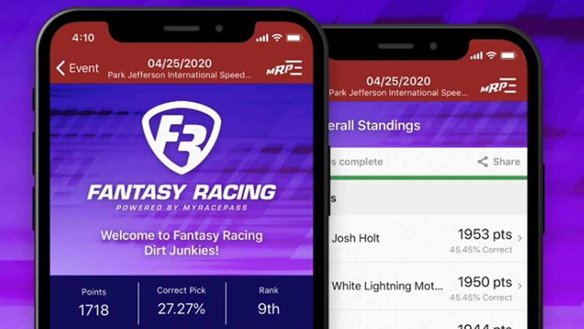 MYRACEPASS GIVES FANS AN OPPORTUNITY TO PLAY “FANTASY” RACING WITH RACE OF CHAMPIONS MODIFIED SERIES