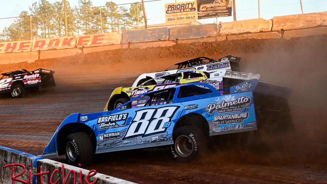 Cherokee Speedway (Gaffney, SC) – Cherokee Chief Super Late Model Series – March Madness – March 2nd, 2025. (Ritchie Photography)