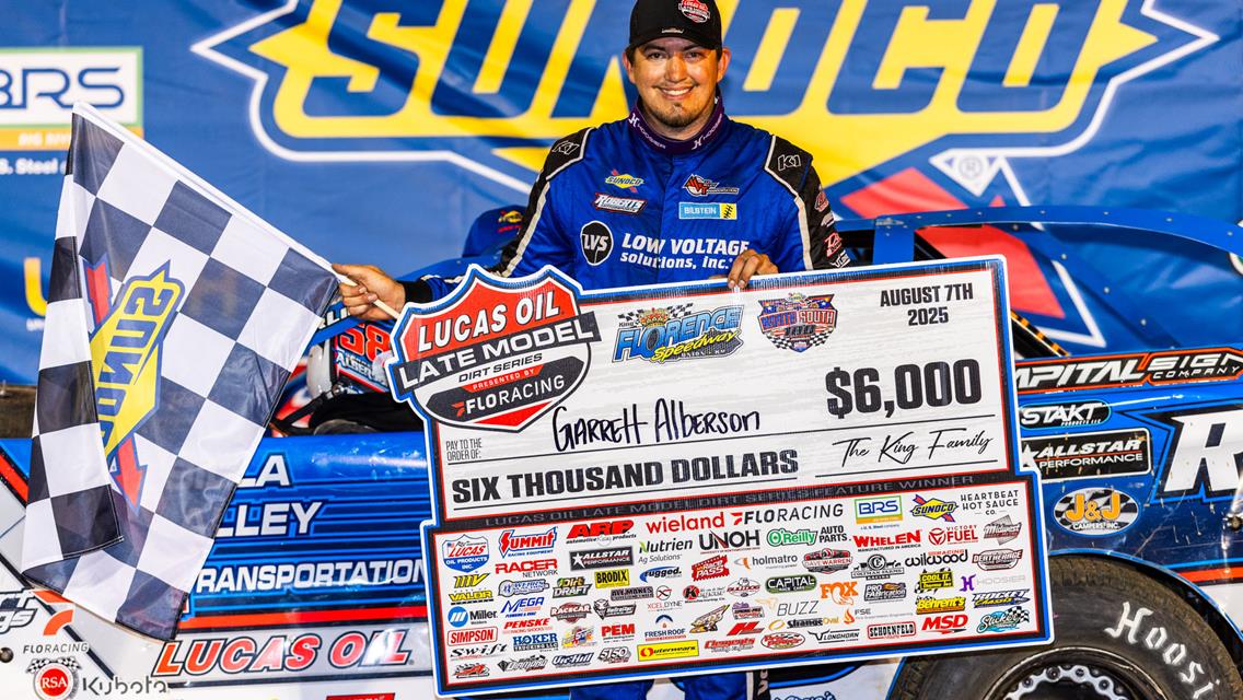 Florence Speedway (Union, KY) – Lucas Oil Late Model Dirt Series – North/South 100 – August 7th-9th, 2025. (Heath Lawson Photo)