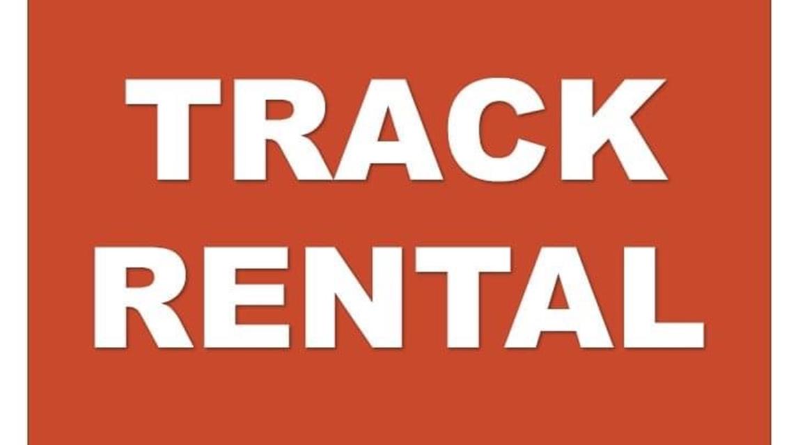 New Track Rental Dates for 2022