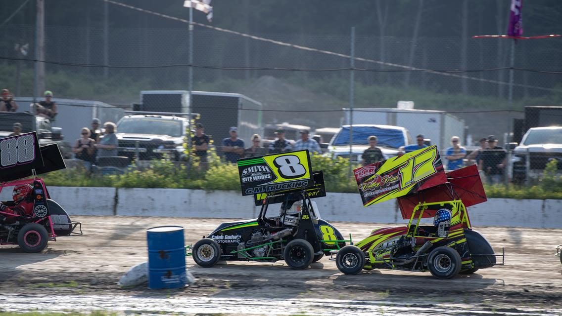 Another wild night at Bear Ridge Speedway for the Royal Moses #57 Memorial Race! The Granite State Micro Sprints brought the heat, literally, with som