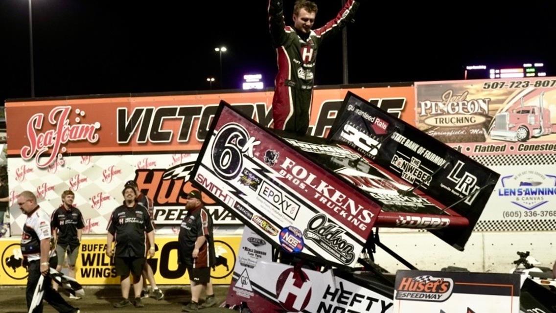 Johnson, Lambertz and Steuerwald Produce Huset’s Speedway Season-Opening Wins During Mother’s Day Opener Presented by Northland Buildings, Inc.