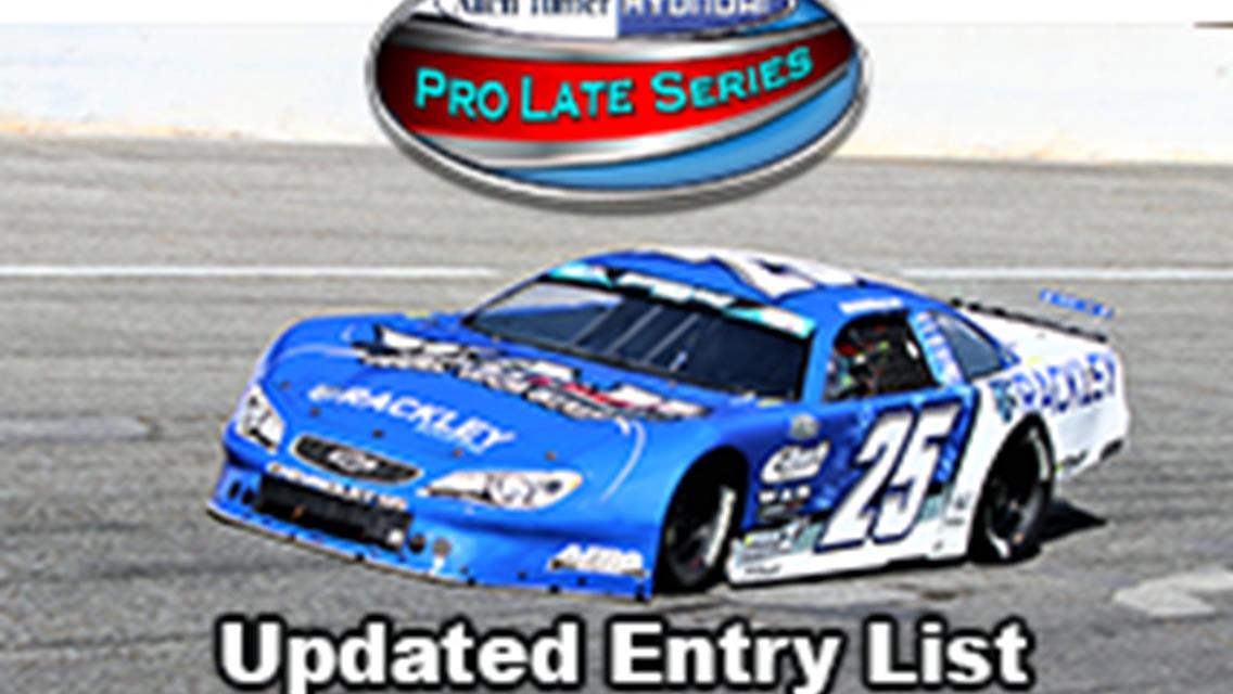 26 Drivers Ready for PLM 100 on Friday at 8pm.