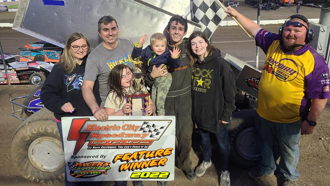 James Setters Earns First ASCS Frontier Win At Electric City Speedway