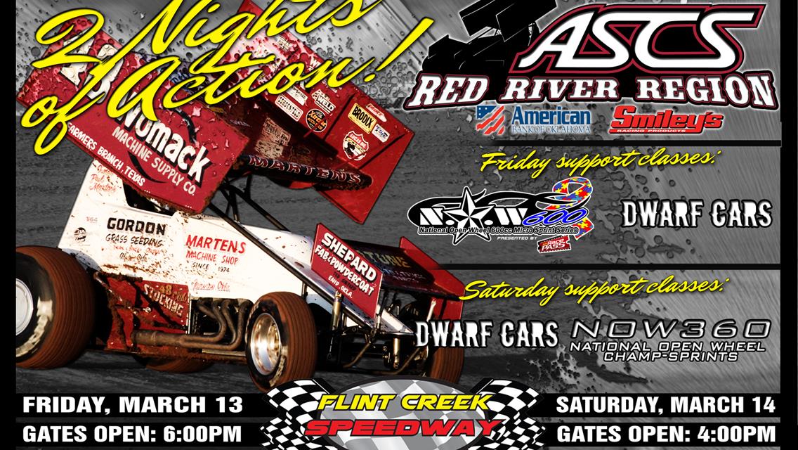 Flint Creek Speedway Rescues ASCS Red River Opening Weekend