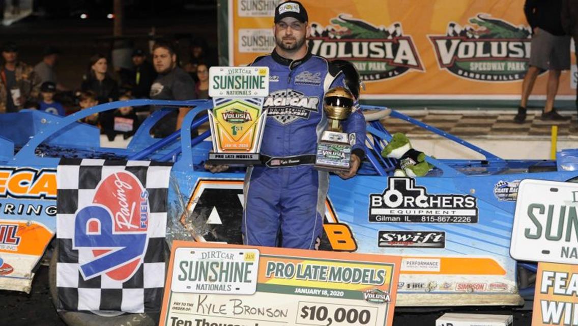 BRONSON SWEEPS VOLUSIA SUNSHINE NATIONALS WITH $10K WIN