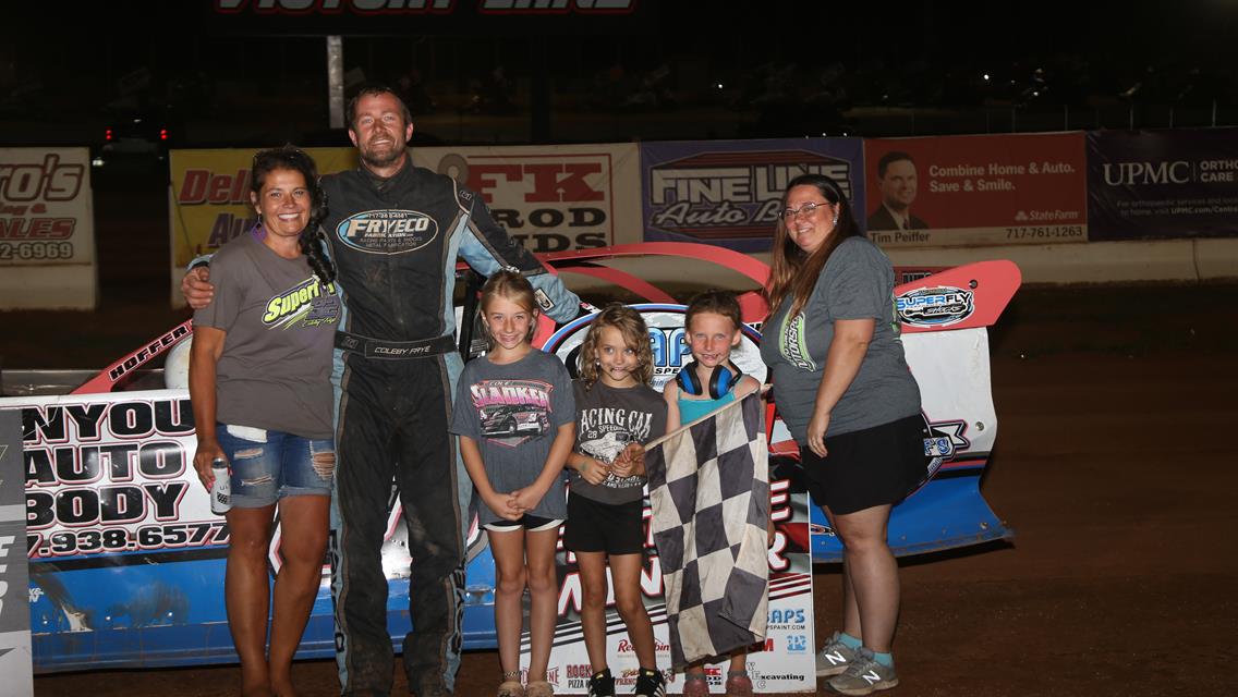 Lattomus, Stough, Frye and Dellinger Dominate EK Services Hometown Heroes Night at BAPS Motor Speedway