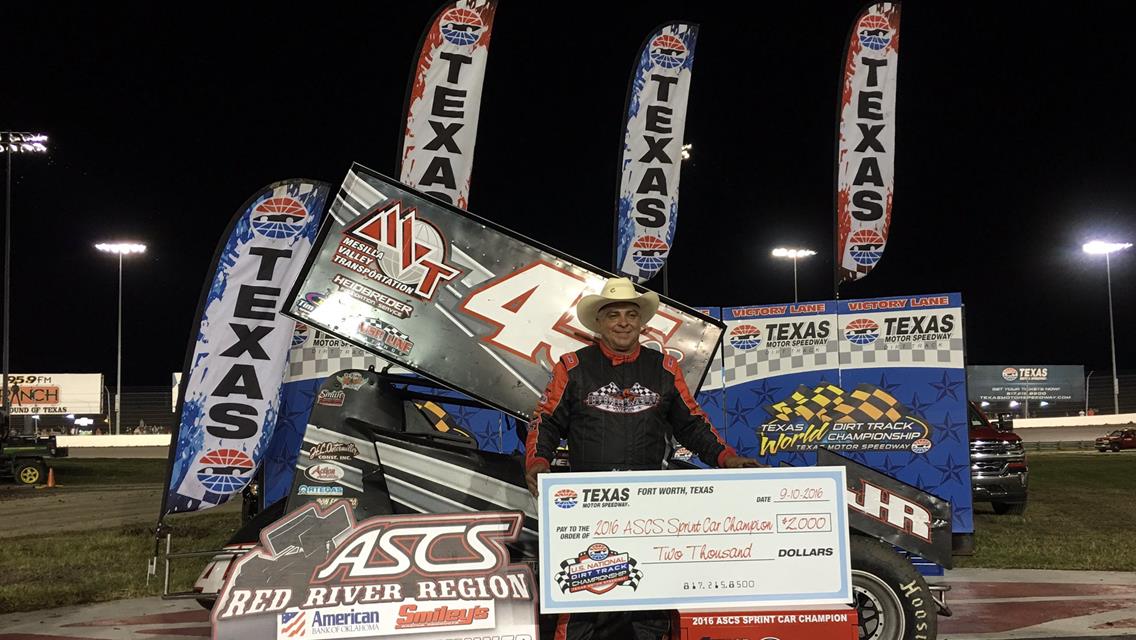 Johnny Herrera Masters ASCS Red River At Texas Motor Speedway Dirt Track