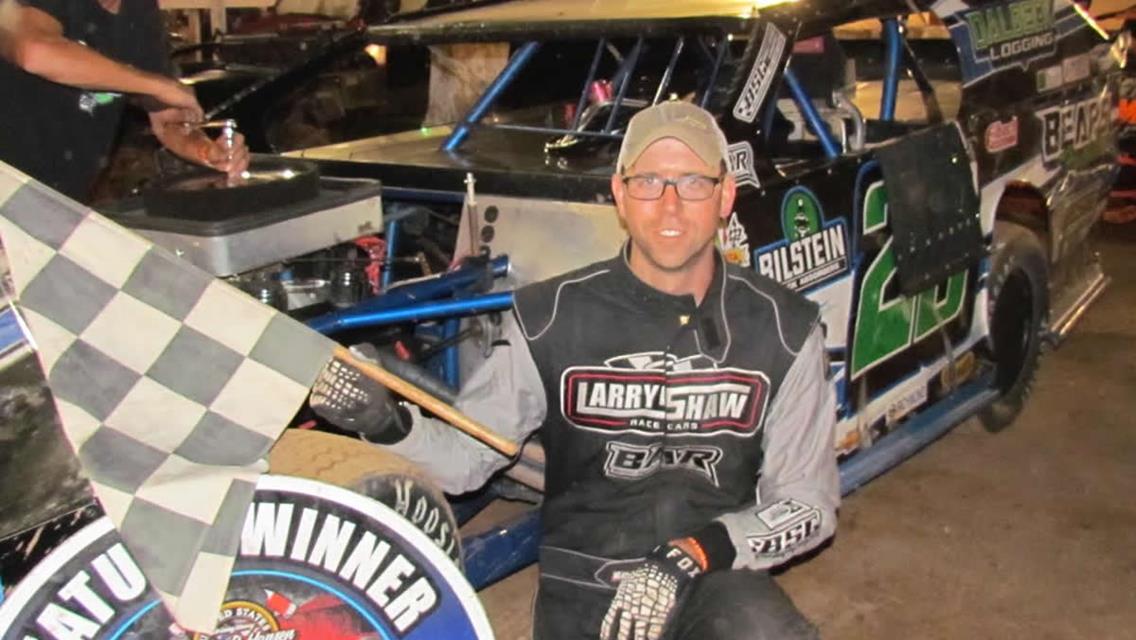 Buzzy Adams Goes 3-For-4 at Rice Lake Speedway