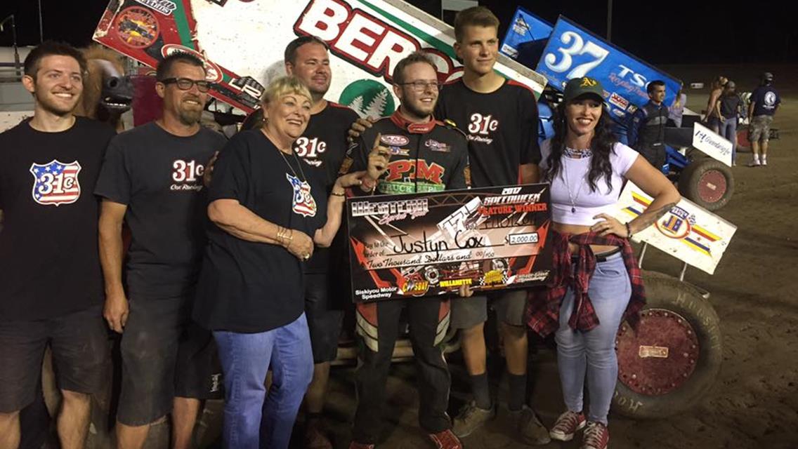 Justyn Cox Wins Night #1 Of Speedweek Northwest At Yreka