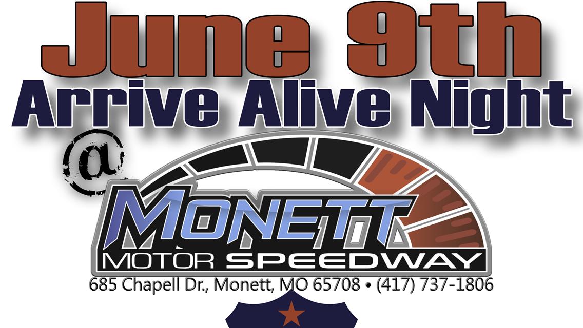June 9th: Arrive Alive Night at The Races