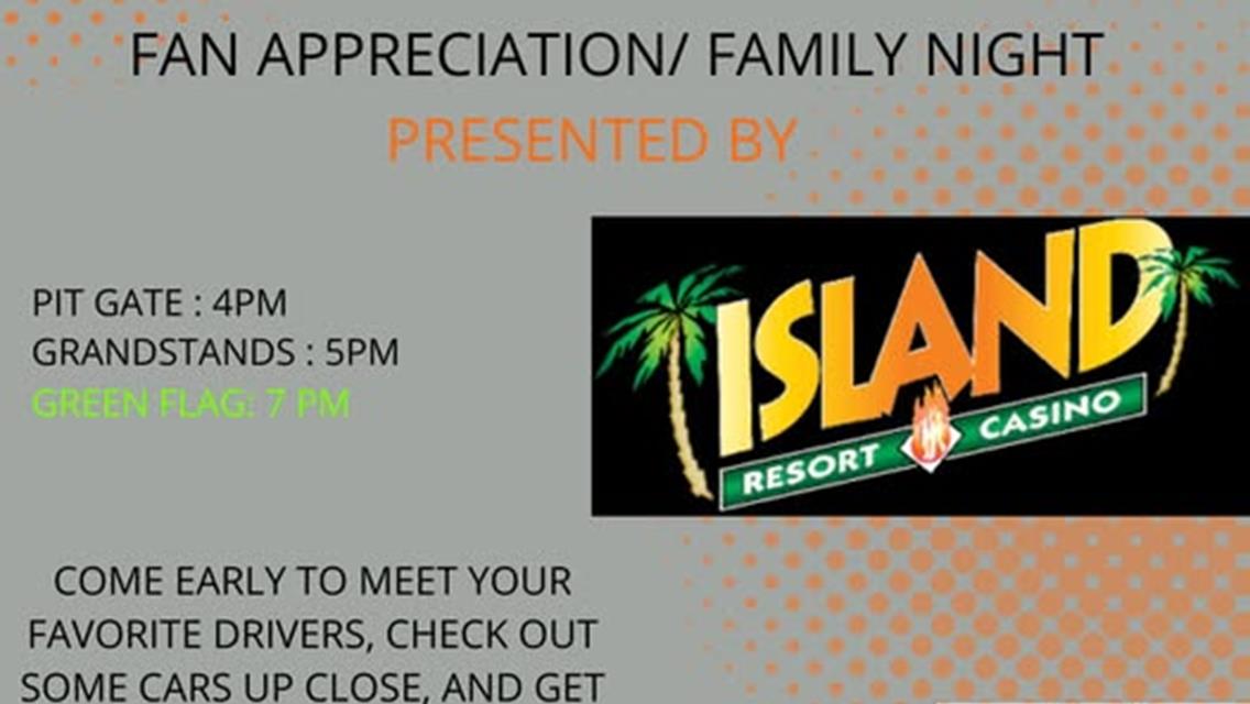 Island Resort &amp; Casino Fan Appreciation Night