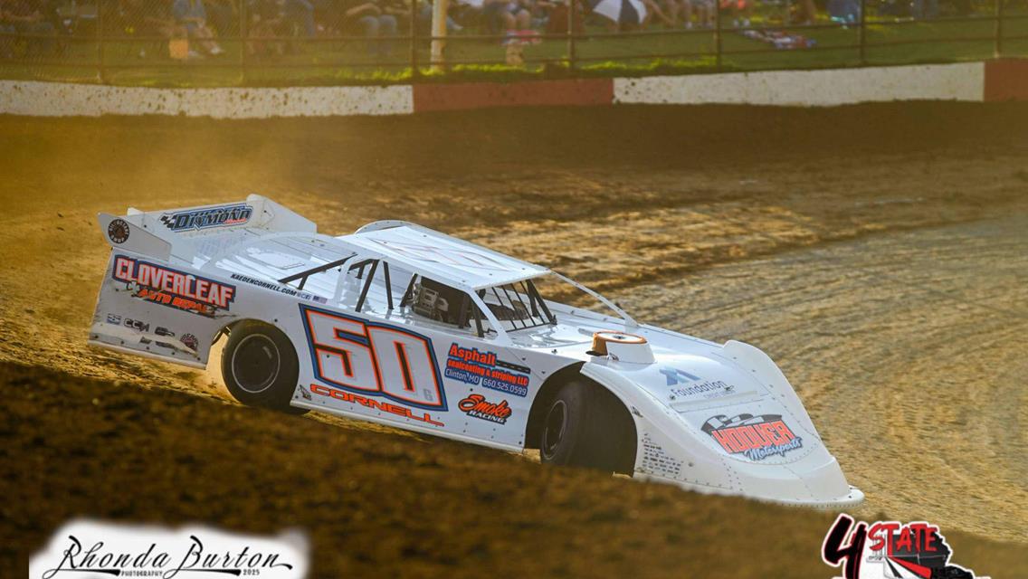 Springfield Raceway (Springfield, MO) – 4 State Dirt Late Model Series – June 28th, 2025. (Rhonda Burton Photography)