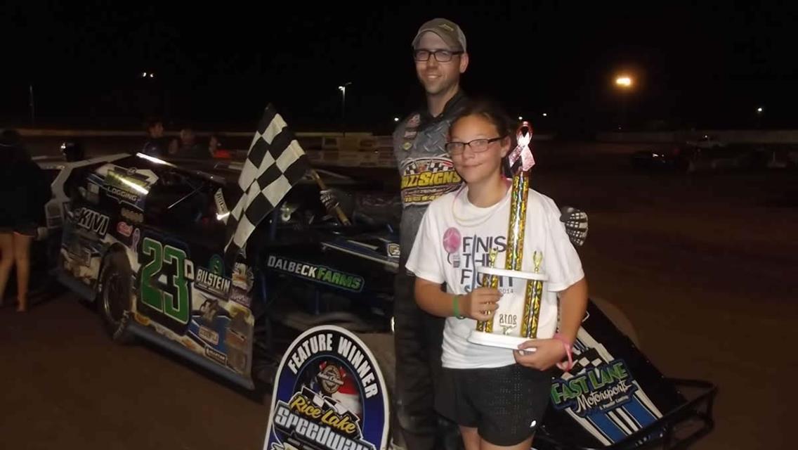 Buzzy Wins in Modified and Midwest Modified During Independence Celebration at Rice Lake Speedway