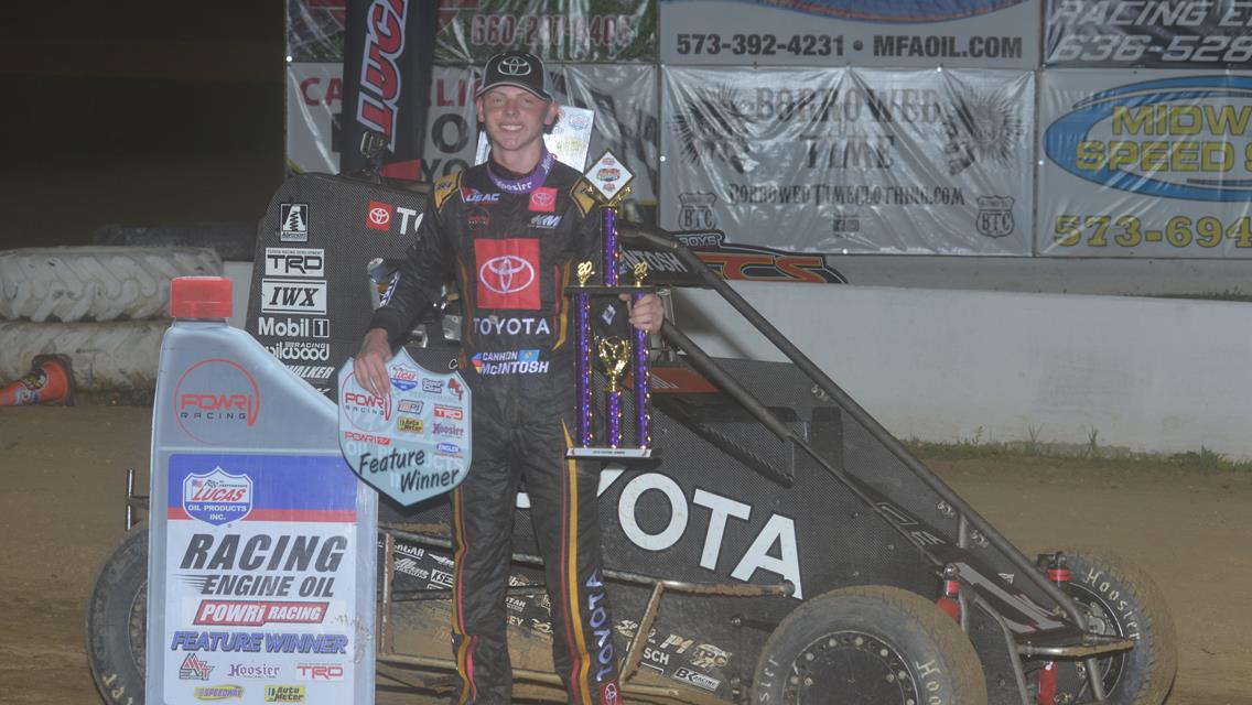 McIntosh Sweeps Night 1 at Lake Ozark Speedway