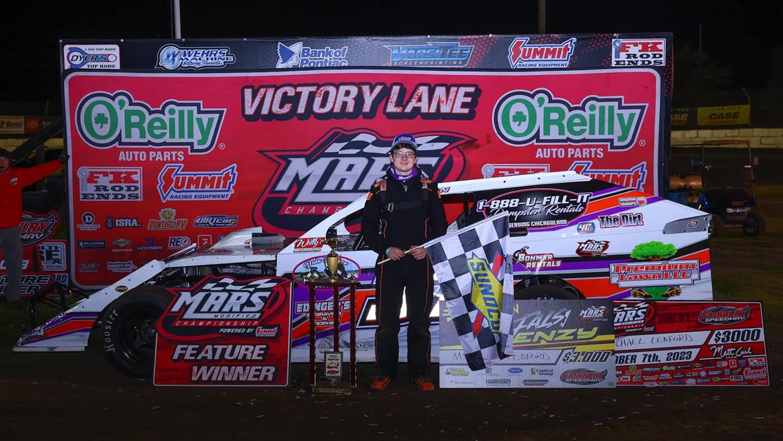 Official Summary of Results October 7, 2023 Fairbury Speedway
