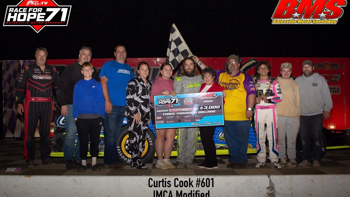CURTIS COOK CLAIMS WIN IN R4H Night 2 at Batesville Motor Speedway