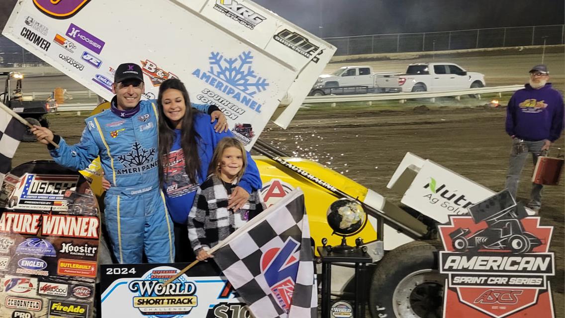 HAGAR SWEEPS USCS/ASCS WORLD SHORT TRACK CHALLENGE AT RIVERSIDE