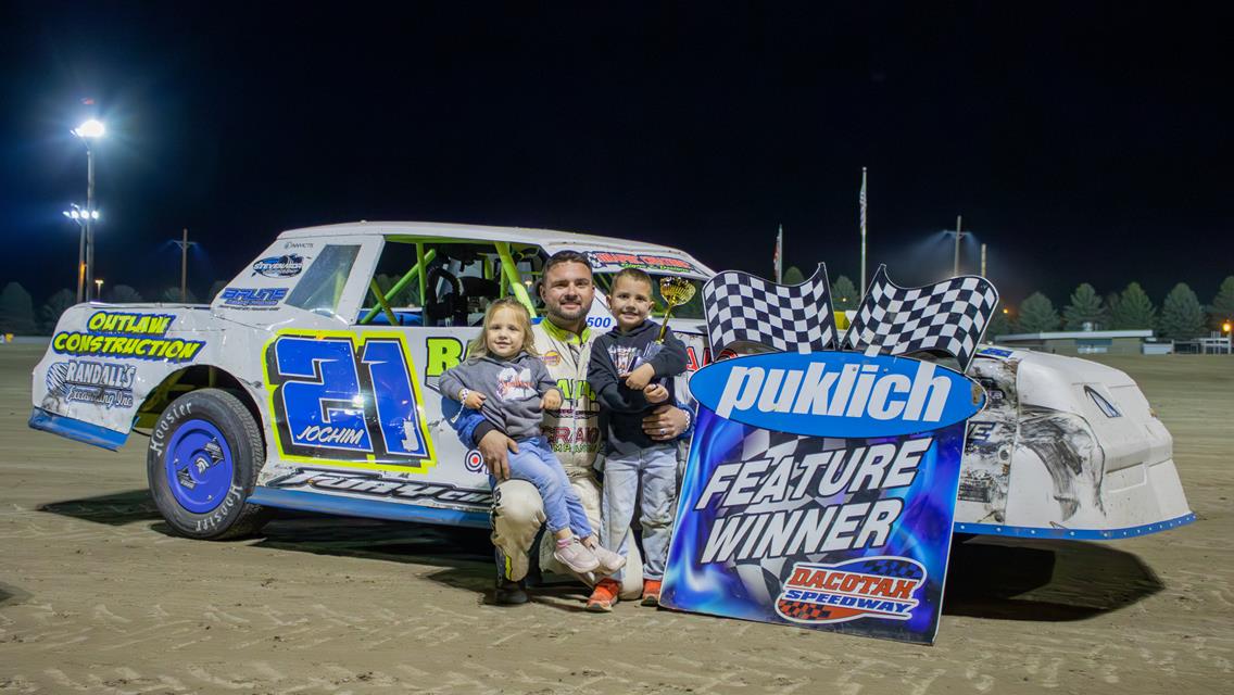 JOCHIM MUSCLES HIS WAY INTO VICTORY LANE
