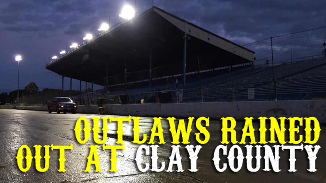 Steady Rain Cancels World of Outlaws at Clay County Fair Speedway