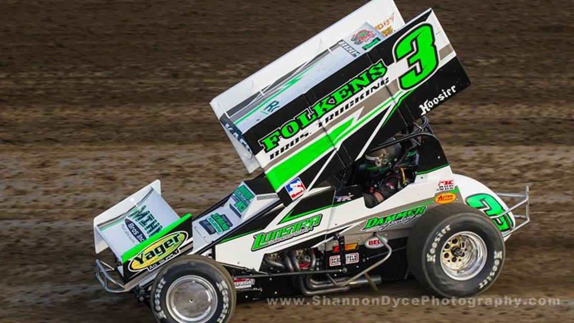 Kaeding Capitalizes on Last-Lap Pass to Claim Randy Droescher Memorial and Round 1 of Midwest 360 Speedweek at Rapid Speedway