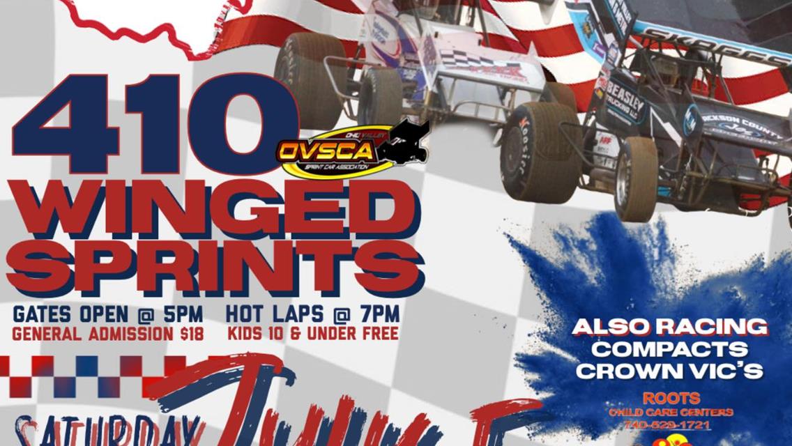 410 Sprints Salute the Red, White &amp; Blue at Jackson County Speedway