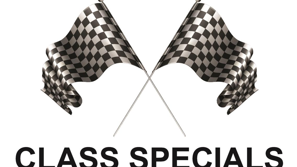 Class specials at Tri-City Motor Speedway