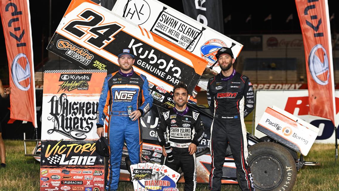 RICO&#39;S GEM: Abreu Becomes Third Different Leader at Lucas Oil to Claim Diamond Classic Preliminary Win