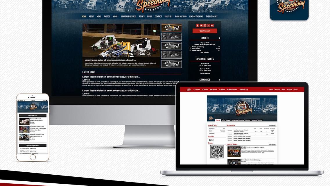 MyRacePass Develops New Track Website for US 24 Speedway