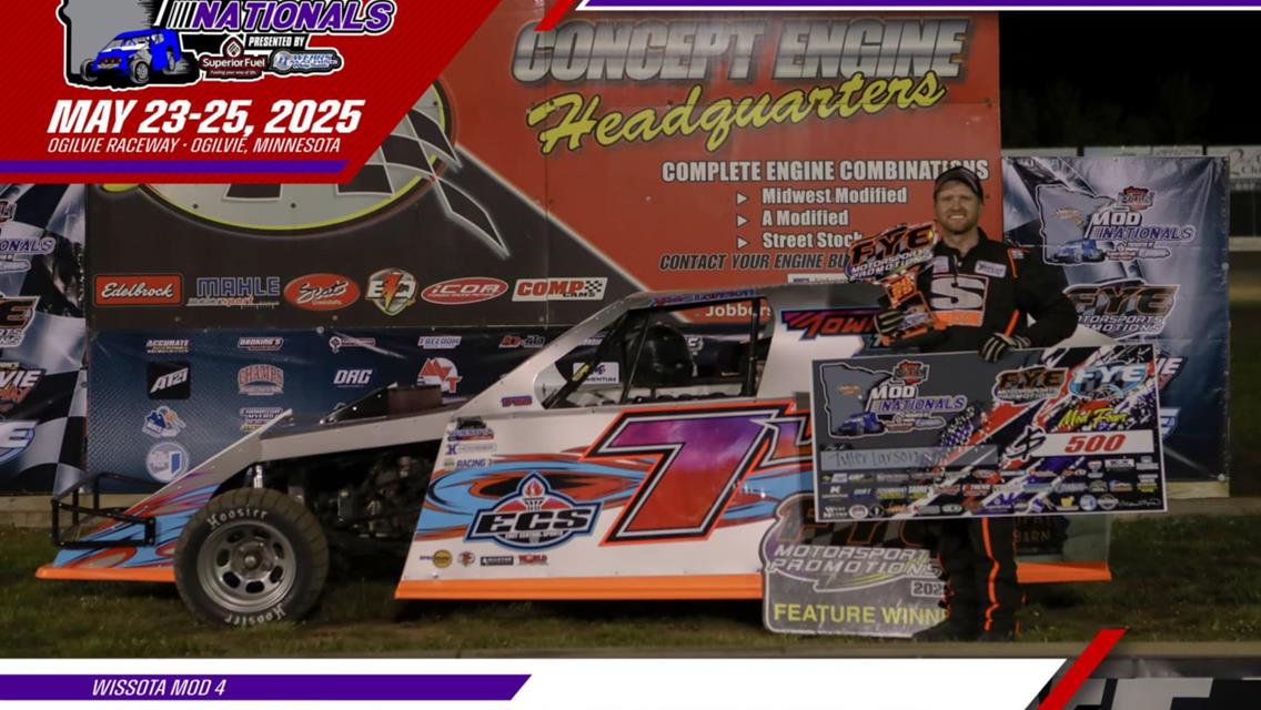 Wagamon Wins Wild Mod Nationals Main from 16th