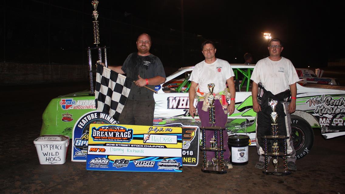 Danny Richards Wins Rice Lake Speedway “Little Dream” and $16,088 Top Prize