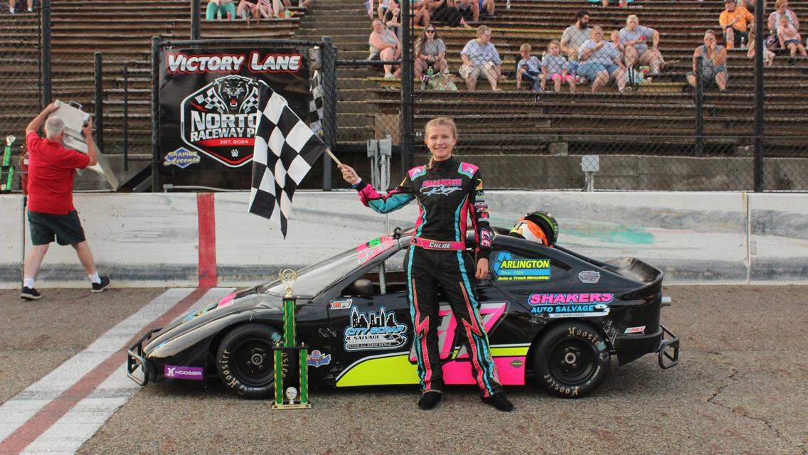 Weber Secures First Win of Season, Bigham earns Feature Hat Trick