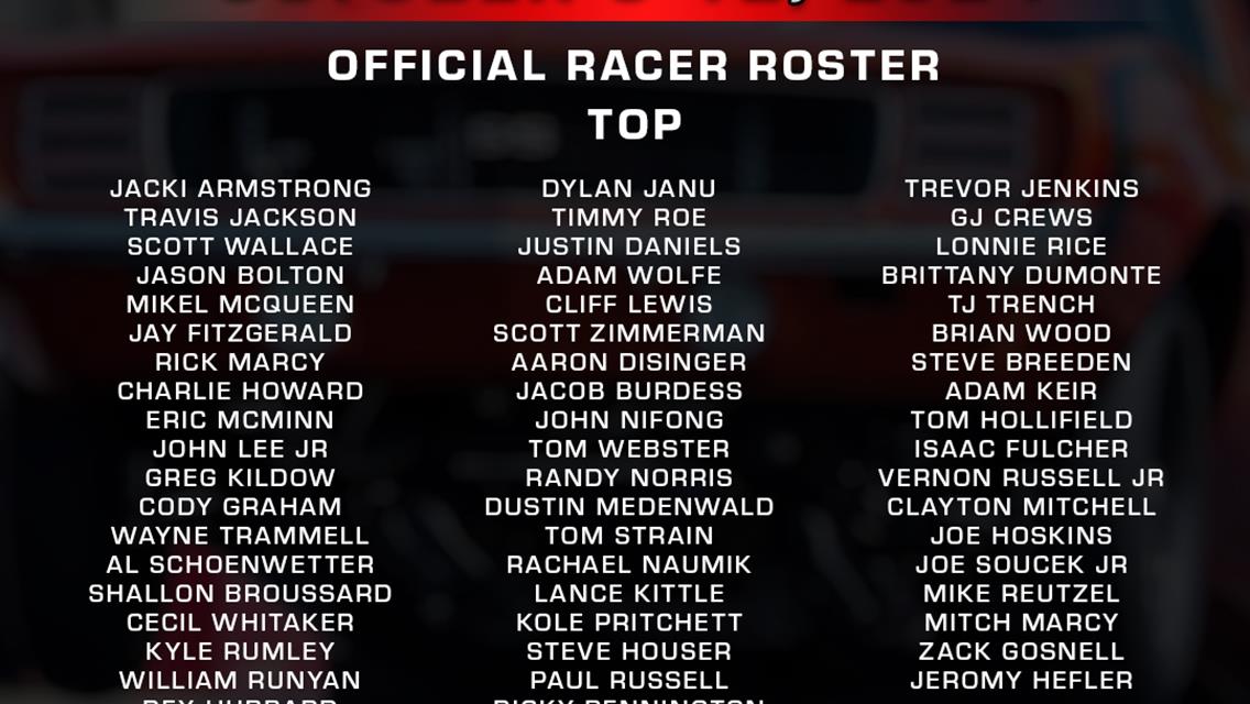 IHRA Summit SuperSeries World Finals Lists for Top, Mod, Sportsman Released