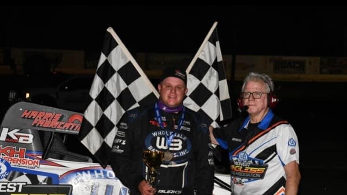 Burks Storms To Victory at Lakeside!